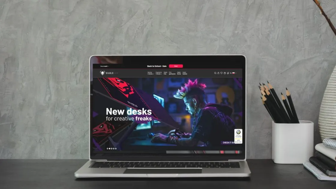 Sklep Diablo Chairs na Magento 2, wersja rynkowa